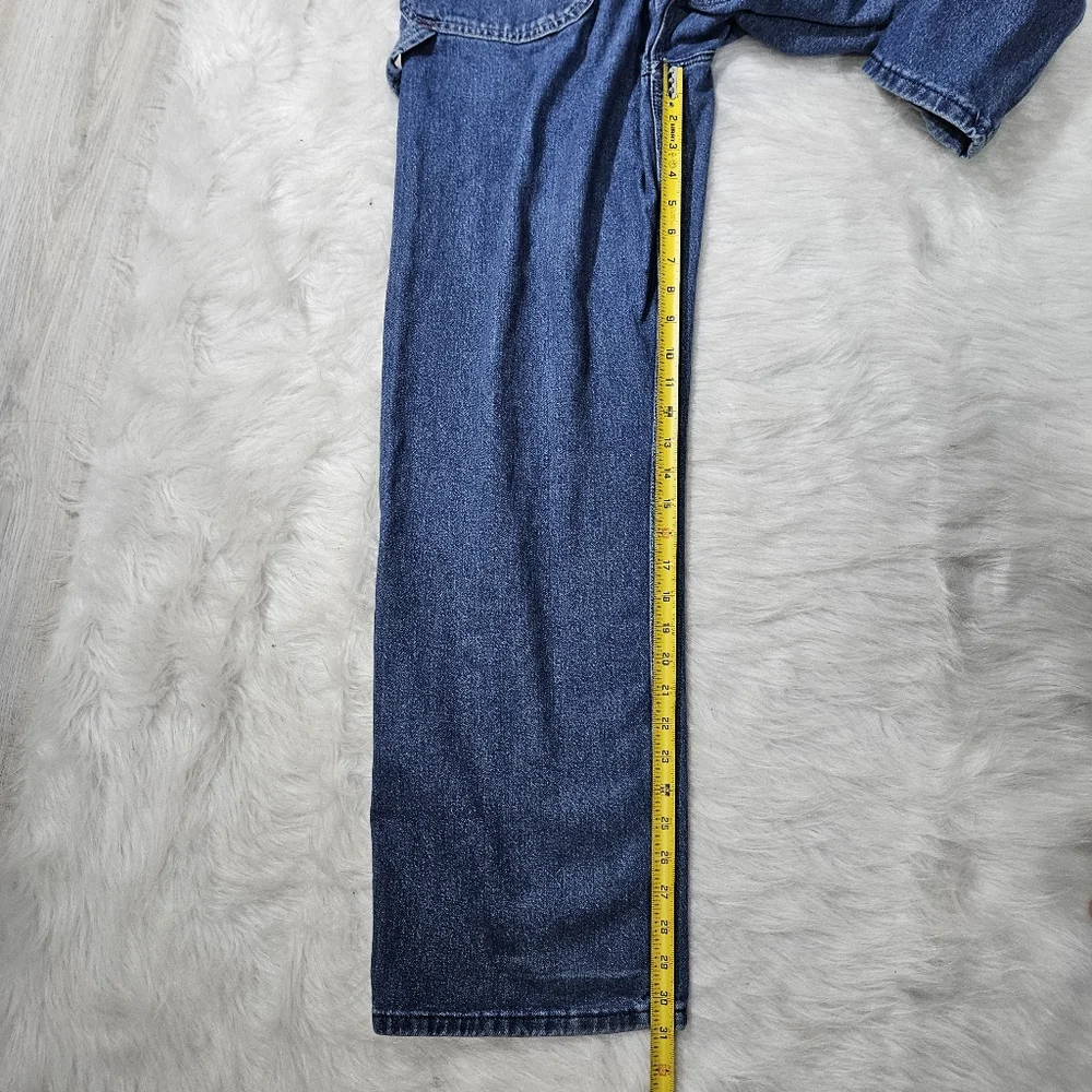Y2K DICKIES Men's Blue Denim Overalls - Picture 9 of 9